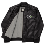 CC Leather Bomber Jacket