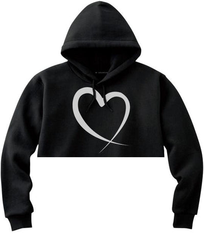 Love It Crop Hoodie