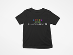 Color Over B&W Tee Kid