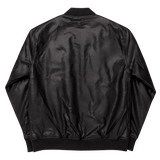 Creator Con Leather Bomber Jacket
