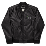 Creator Con Leather Bomber Jacket