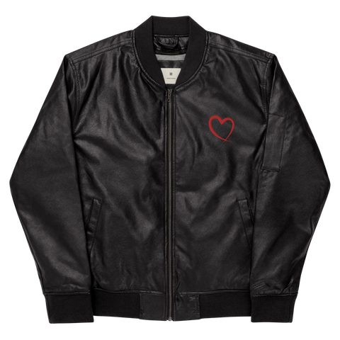 Love it Leather Bomber Jacket