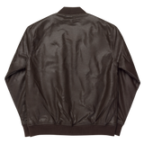 Creator Con Leather Bomber Jacket