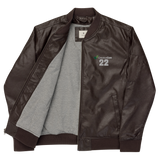 Creator Con Leather Bomber Jacket